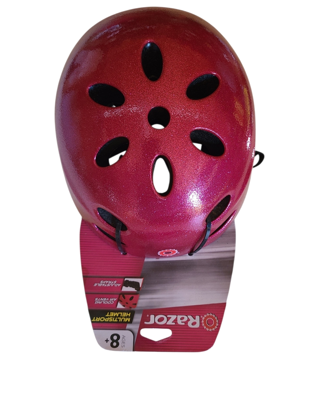Title: Razor Multisport Helmet Pink Glitter Sparkle Medium Ages 8+ NWT